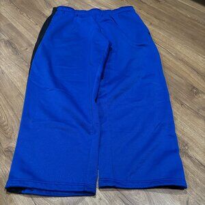 Vintage Baggy Y2K Wide Leg Russell Athletics Blue and Black Sweatpants